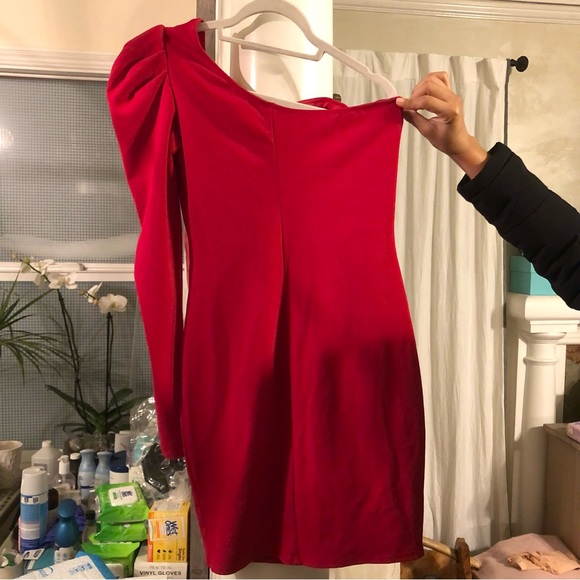 Brand new red one shoulder dress. - Picture 3 of 3